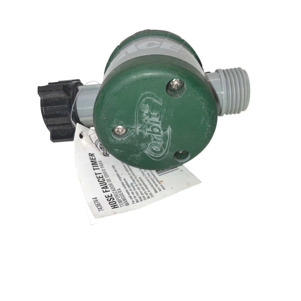 Orbit Ace Hose Faucet Timer Manual Mechanical Water Timer 120 Min 7436744 Green - Picture 2 of 7